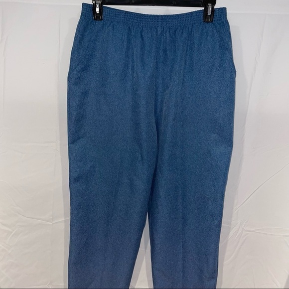 Briggs New York Dress Pants Trousers Pull on Pants Elastic Waist Career Pants - Picture 3 of 8